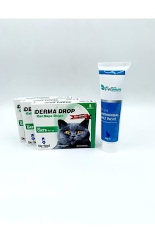 Kediler İçin Ensedamlası 3 Kutu +tüy Yumağı Önleyici Malt