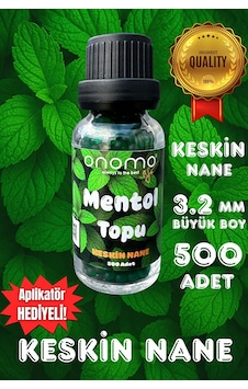 Premium Mentol Topu Keskin Nane Aroma Kapsülleri 500 Adet Yeşil Premium Mentol Topu Keskin Nane Aroma Kapsülleri 500 Adet Yeşil