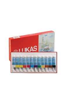Lukas Aquarell Studio Tüp Sulu Boya Seti 12 Renk x 12 Ml.