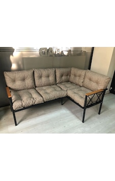 Miami Köşe Koltuk Takımı , 2+2 Balkon-bahçe-çay Seti-mutfak Köşesi Cappuccino Miami Köşe Koltuk Takımı , 2+2 Balkon-bahçe-çay Seti-mutfak Köşesi Cappuccino
