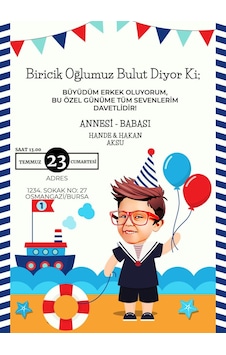 Bk Gift Kişiye Özel Bitmeyen Sünnet Davetiyesi Model 6 Bk Gift Kişiye Özel Bitmeyen Sünnet Davetiyesi Model 6