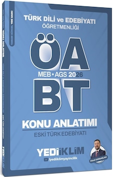 Yediiklim 2026 Meb Ags Öabt Türk Dili Ve Edebiyatı Öğretmenliği Eski Türk Edebiyatı Konu Anlatımı Yediiklim 2026 Meb Ags Öabt Türk Dili Ve Edebiyatı Öğretmenliği Eski Türk Edebiyatı Konu Anlatımı
