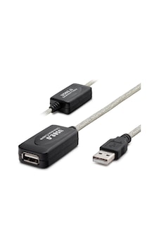Usb Uzatma Kablosu 20 M - Silver Siyah Hdx7515