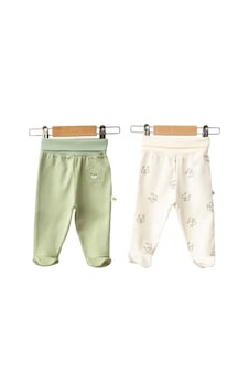 Ciccim Baby 2'li Bebek Pantolon 0-3 / 3-6 Ay 5060 Yeşil Ciccim Baby 2'li Bebek Pantolon 0-3 / 3-6 Ay 5060 Yeşil