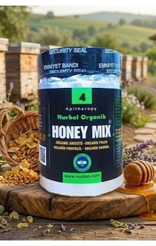Nurbal Şifa Merkezi Honey Mix 4 Organik Arısütü Polen Propolis Bal 400 G Nurbal Şifa Merkezi Honey Mix 4 Organik Arısütü Polen Propolis Bal 400 G