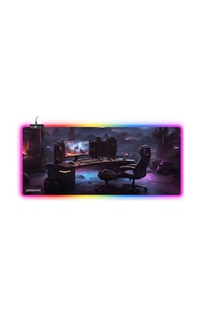 Polosmart Pgs307 Rgb Aydınlatma Kaydırmaz Taban Ergonomik Desenli Gaming Oyuncu Mouse Pad Polosmart Pgs307 Rgb Aydınlatma Kaydırmaz Taban Ergonomik Desenli Gaming Oyuncu Mouse Pad
