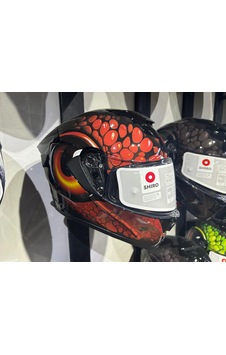 Shıro Helmets Full Face Mamba Red Xl Kırmızı - Siyah Shıro Helmets Full Face Mamba Red Xl Kırmızı - Siyah