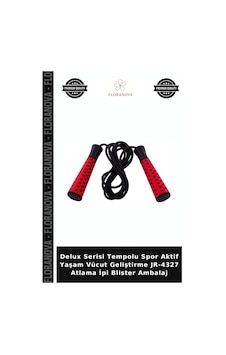 Delux Serisi Tempolu Spor Aktif Yaşam Vücut Geliştirme Jr-4327 Atlama İpi Blister Ambalaj Delux Serisi Tempolu Spor Aktif Yaşam Vücut Geliştirme Jr-4327 Atlama İpi Blister Ambalaj