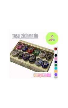 12 Adet Karışık Renk Taşlı Zikirmatik Namaz Tesbih Dağıtmalık Hediyelik Zikir Sayacı Hac Umre Mevlid 12 Adet Karışık Renk Taşlı Zikirmatik Namaz Tesbih Dağıtmalık Hediyelik Zikir Sayacı Hac Umre Mevlid