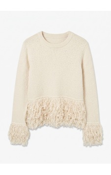Vero Moda Ekru Kadın Bisiklet Yaka Kazak 10359617-110809 Tcx