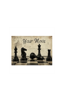 Satranç Strateji Hamlesi Modern Mdf Tablo Satranç Strateji Hamlesi Modern Mdf Tablo