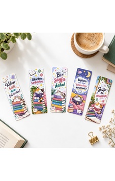 5 Adet Eğlenceli Kediler Kitap Ayracı 15 Cm 5 Adet Eğlenceli Kediler Kitap Ayracı 15 Cm