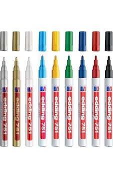Edding Paint Marker Kalem 751 Gümüş