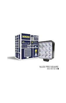 Niken Çalışma Lambası Pro 16 Led Kare