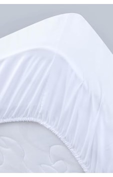 Yumoş Pamuklu Fitted Alez, Sıvı Geçirmez, Hava Geçirir, Lastikli, Anti Alerjik, Beyaz Açık Gri