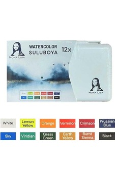 Mona Lisa Suluboya Prof 12 Renk Mw12 Çok Renkli Mona Lisa Suluboya Prof 12 Renk Mw12 Çok Renkli