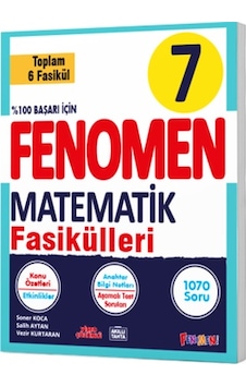 Fenomen 7 Matematik Fasikülleri Toplam 6 Fasikül Fenomen 7 Matematik Fasikülleri Toplam 6 Fasikül
