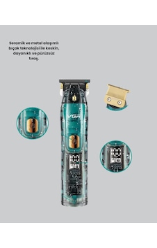 Vgr - 688 - V-695 Şarjlı Saç Sakal Tıraş Makinesi 2600mah Bat Ve - Csmo-tex - Kılavuz Taraklı Vgr - 688 - V-695 Şarjlı Saç Sakal Tıraş Makinesi 2600mah Bat Ve - Csmo-tex - Kılavuz Taraklı
