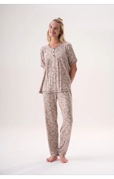 Etoile 26504 Yarım Kol Pijama Takım VİZON Etoile 26504 Yarım Kol Pijama Takım VİZON