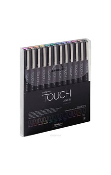 Touch Liner Teknik Çizim Kalemi 12Li Set Renkli Sh4301205 Touch Liner Teknik Çizim Kalemi 12Li Set Renkli Sh4301205