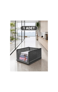 Rayflex Kayar Raf Sistemi, Dolap İçi Düzenleyici Çekmece Ve Organizer Çok Amaçlı Mutfak Rafı 1 Adet Antrasit Gri Rayflex Kayar Raf Sistemi, Dolap İçi Düzenleyici Çekmece Ve Organizer Çok Amaçlı Mutfak Rafı 1 Adet Antrasit Gri