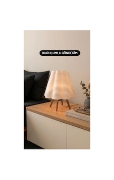 Abajur Gece Lambası Dekoratif Abajur Aydınlatma Abajur Beyaz Beyaz Abajur Gece Lambası Dekoratif Abajur Aydınlatma Abajur Beyaz Beyaz