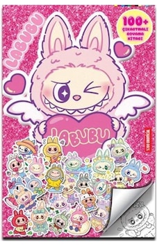 Labubu - 100+ Çıkartmalı Boyama Kitabı