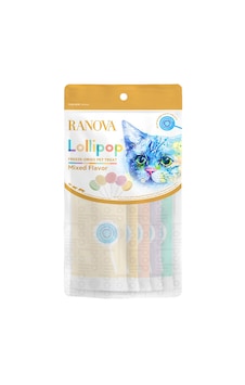 Ranova Kediler İçin Karışık Lezzetli Lolipop 5'li Ranova Kediler İçin Karışık Lezzetli Lolipop 5'li