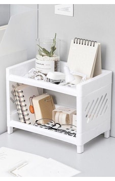İki Katlı Banyo Mutfak Dolap İçi Düzenleyici Organizer Raf Çok Kullanışlı Raf Ünitesi Be Sku: Mırstk0c663b28a8 14 Cm
