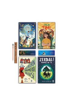 İlk Genç Timaş Sözcüklerin Kamera Arkası - İyilik Timi - Hiç Fena Değil - Zerdali Set 4 Kitap