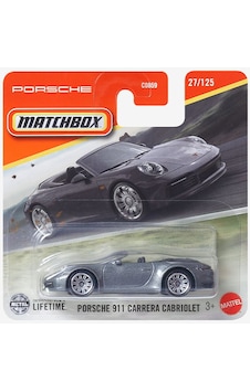 Matchbox Porsche 911 Carrera Cabriolet - Gri Açık Gri Matchbox Porsche 911 Carrera Cabriolet - Gri Açık Gri