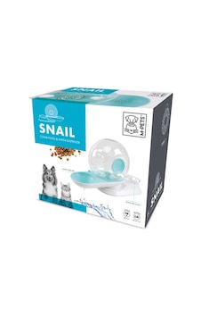 M-pets Snail Hazneli Kedi Ve Köpek Su Ve Mama Kabı Mavi 2800 Ml 244-51016.01 M-pets Snail Hazneli Kedi Ve Köpek Su Ve Mama Kabı Mavi 2800 Ml 244-51016.01