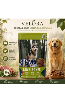 Sigma Lamb Bones Kuzu Etli Köpek Ödül Maması 80 Gr - Tahılsız, Doğal Ve Lezzetli Sigma Lamb Bones Kuzu Etli Köpek Ödül Maması 80 Gr - Tahılsız, Doğal Ve Lezzetli
