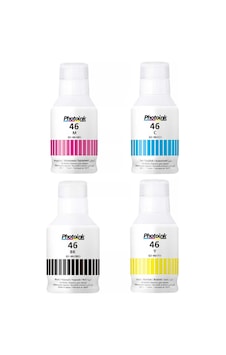Canon Gı-46 Photoink 1 Set 4 Renk Pigment Mürekkep Gx6040 Gx7040 Canon Gı-46 Photoink 1 Set 4 Renk Pigment Mürekkep Gx6040 Gx7040