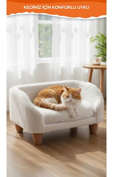Peluş Kedi Koltuğu, Yumuşak Lüks Kedi Köpek Yatağı, Kedi Köpek Koltuğu Peluş Kedi Koltuğu, Yumuşak Lüks Kedi Köpek Yatağı, Kedi Köpek Koltuğu