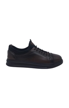 Zerhan 1071 Erkek Koyu Kahve Hakiki Deri Çorap Model Loafer Ayakkabı Zerhan 1071 Erkek Koyu Kahve Hakiki Deri Çorap Model Loafer Ayakkabı