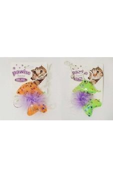 Pawise 0933A 10 CM Catnipli Tüylü Yüzük Kedi Oyuncağı Çok Renkli Pawise 0933A 10 CM Catnipli Tüylü Yüzük Kedi Oyuncağı Çok Renkli