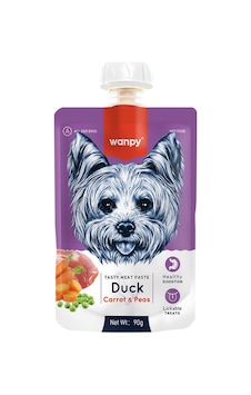 Wanpy Taze Ördekli & Havuçlu Ezme Köpek Maması 90 G Wanpy Taze Ördekli & Havuçlu Ezme Köpek Maması 90 G