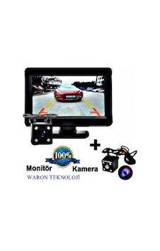 Audiomax 5 İnc Araç Monitör + Gece Görüşlü Geri Vites Kamera Audiomax 5 İnc Araç Monitör + Gece Görüşlü Geri Vites Kamera