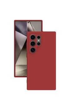 Samsung Galaxy S24 Ultra Uyumlu Kılıf Kamera Korumalı Silikon Rubber Arka Kapak Kirmizi Samsung Galaxy S24 Ultra Uyumlu Kılıf Kamera Korumalı Silikon Rubber Arka Kapak Kirmizi