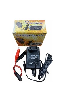 Pilsan Fortune Akülü Araba Uyumlu - 12 Volt Akü Şarj Cihazı Şarz Aleti Adaptör Yerli Üretim 1 Amper Pilsan Fortune Akülü Araba Uyumlu - 12 Volt Akü Şarj Cihazı Şarz Aleti Adaptör Yerli Üretim 1 Amper