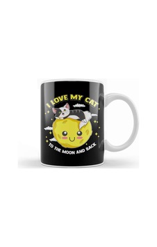 I Love My Cat To The Moon And Back Cute Kitten Kupa Bardak Porselen Karışık I Love My Cat To The Moon And Back Cute Kitten Kupa Bardak Porselen Karışık