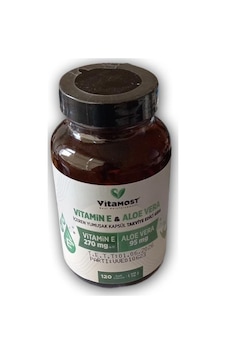 Vitamost Vitamin E + Aloe Vera 120 Kapsül