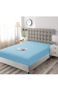 Lionas Battal Ve Büyük Yataklar İçin Lastiksiz Düz Renk Çarşaf 240x260 Cm Mavi Lionas Battal Ve Büyük Yataklar İçin Lastiksiz Düz Renk Çarşaf 240x260 Cm Mavi