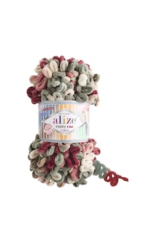 Alize Puffy Fine Color El Örgü İpi (5 Li Paket) - 6039 Alize Puffy Fine Color El Örgü İpi (5 Li Paket) - 6039