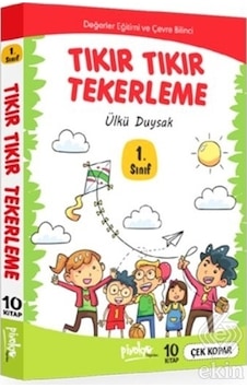 1. Sınıf Tıkır Tıkır Tekerleme Seti 10 Kitap Takım - Ülkü Duysak - Pinokyo 1. Sınıf Tıkır Tıkır Tekerleme Seti 10 Kitap Takım - Ülkü Duysak - Pinokyo