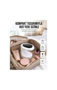 Seyehat Tipi Mini Oje Kurutucu Ultriole Mor Işık Protez Tırnak Kurutucu