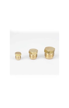 Pnömatik Pirinç Erkek Kör Tapa 1/2" Pnömatik Pirinç Erkek Kör Tapa 1/2"