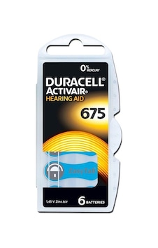Duracell İşitme Cihaz Kulak Pili 6 Adet 675 - 10'li Paket Duracell İşitme Cihaz Kulak Pili 6 Adet 675 - 10'li Paket