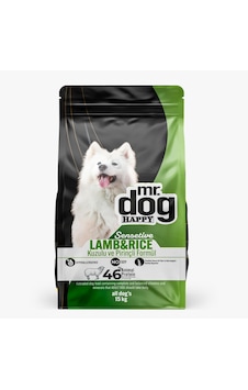 Mr. Dog Happy Kuzu Etli Ve Pirinçli Yetişkin Köpek Maması 15 KG